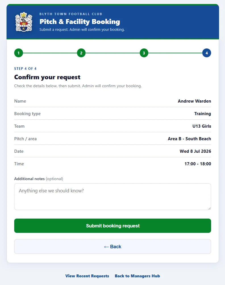 Confirm your request